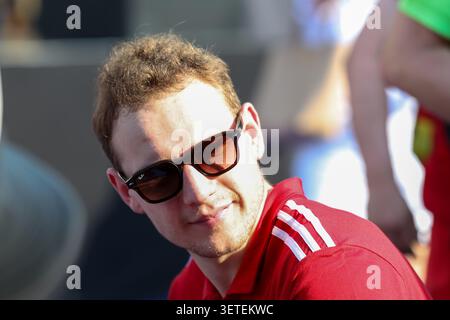 Monaco, Germania. 22 giugno 2026. Rokas Jokubaitis (FC Bayern Basketball, #31), GER, FC Bayern Basketball, Saisonabschluss fan-Fest, Saison 2025/2026, 22.06.2026, foto: Eibner-Pressefoto/Jenni Maul credito: dpa/Alamy Live News Foto Stock