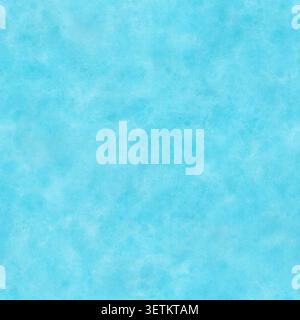 Una texture a motivo acquerello senza cuciture disegnata a mano in tonalità azzurre, azzurre e turchese. Pulire lo sfondo artistico con un sottile pigmento di vernice Foto Stock