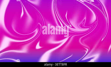 Superficie liquida astratta con sfumature uniformi e riflessi di luce che creano una texture morbida Foto Stock