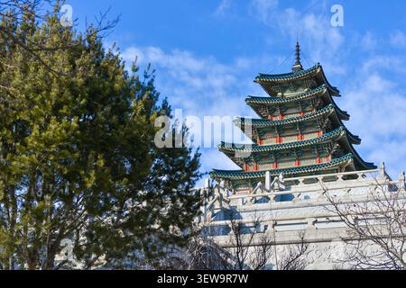 Museo Nazionale del Folklore di Corea situato a Seoul, Corea Foto Stock