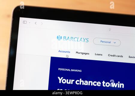 Ostersund, Svezia - 28 giugno 2026. Sito web di Barclays Foto Stock