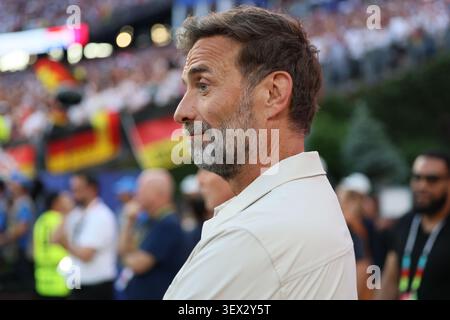 Boston, Stati Uniti. 29 giugno 2026. Jurgen Klopp reagisce dopo la partita di Coppa del mondo FIFA 2026 Round of 32 tra Germania e Paraguay al Boston Stadium il 29 giugno 2026 a Foxborough, Massachusetts. Crediti: ALLSTAR Picture Library Ltd/Alamy Live News Foto Stock