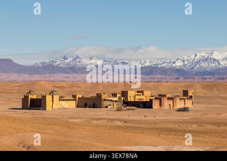 Marocco, regione di Drâa-Tafilalet, provincia di Ouarzazate, Ouarzazate, Atlas Studios, Ouarzazate Film Studios Foto Stock