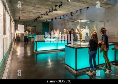 Francia, Manche, Avranches, il Scriptorial, Museo dei manoscritti del Mont Saint Michel Foto Stock