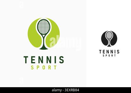 Icona simbolo del tennis Illustrazione Vettoriale