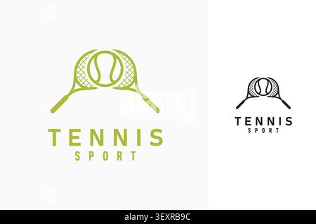 Icona simbolo del tennis Illustrazione Vettoriale