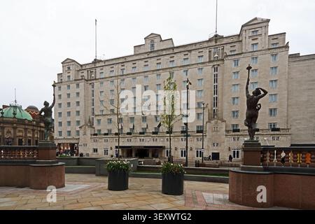 Queens Hotel, City Square, Leeds Foto Stock