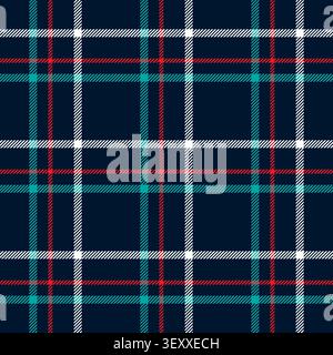 Motivo a quadri senza cuciture. Controllare la linea. Ripetizione dei controlli tartan. Flanella a strisce scozzesi ripetute. Stampe in tessuto scozzese. Reticolo di twill Illustrazione Vettoriale