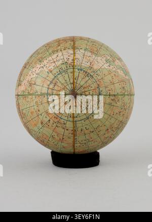 Malby's Celestial Globe, un globo che mostra le stelle principali di ogni costellazione, creato da Malby & Co. Cartographe nel 1843. Foto Stock