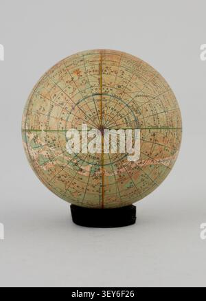 Malby's Celestial Globe, un globo che mostra le stelle principali di ogni costellazione, creato da Malby & Co. Cartographe nel 1843. Foto Stock