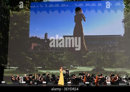 REGNO UNITO. 2 luglio 2026. LONDRA, INGHILTERRA - 2 LUGLIO: Myleene Klass a "All Things Orchestral" alla British Summertime, Hyde Park il 2 luglio 2026 a Londra, Inghilterra.CAP/Mar © Mar/Capital Pictures Credit: Capital Pictures/Alamy Live News Foto Stock