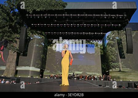 REGNO UNITO. 2 luglio 2026. LONDRA, INGHILTERRA - 2 LUGLIO: Myleene Klass a "All Things Orchestral" alla British Summertime, Hyde Park il 2 luglio 2026 a Londra, Inghilterra.CAP/Mar © Mar/Capital Pictures Credit: Capital Pictures/Alamy Live News Foto Stock