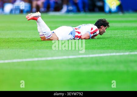 Philadelphia, Stati Uniti. 4 luglio 2026. Mauricio giocatore del Paraguay durante la partita dei 16 round tra Paraguay e Francia alla Coppa del mondo FIFA, allo stadio Philadelphia, a Philadelphia, Stati Uniti, sabato, 4 luglio 2026. (foto: William Volcov/Brazil Photo Press/Alamy) Sport credito: Brazil Photo Press/Alamy Live News Foto Stock
