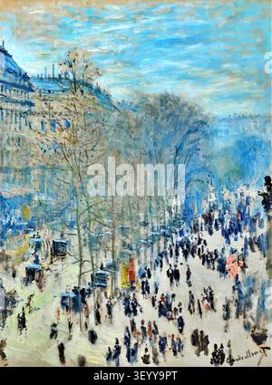 Boulevard des Capucines (le Boulevard des Capucines) (1873-74) di Claude Monet | ArchiVerse Foto Stock