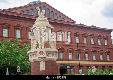 Washington DC - il National Building Museum, un museo privato senza scopo di lucro fondato dal Congresso nel 1980. Foto Stock