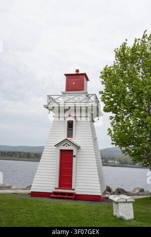 Faro di Annapolis Royal su St. George Street ad Annapolis Royal, Nuova Scozia, Canada Foto Stock
