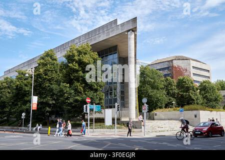 Uffici del Consiglio Comunale di Dublino al Wood Quay a Dublino, Repubblica d'Irlanda Foto Stock