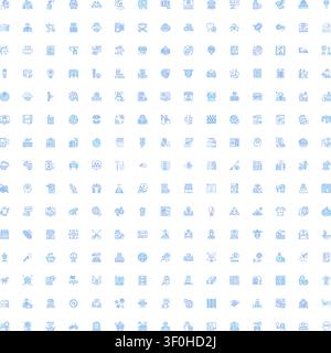 Ampia raccolta di pittogrammi sottili e diversificati che forniscono simboli per aziende, Web, comunicazione, tecnologia, natura, cibo e vari piatti ogni giorno Illustrazione Vettoriale
