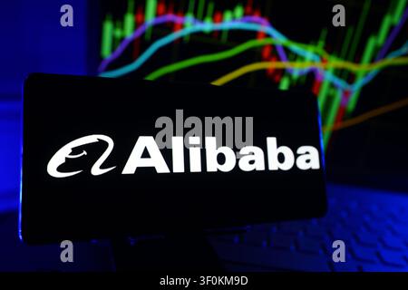 Alibaba E Commerce Technology Company fornisce servizi di commercio elettronico, cloud computing e servizi digitali per la vendita al dettaglio online Foto Stock