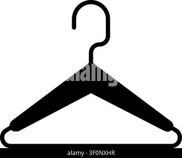 Icona gruccia, Abbigliamento, Vestiti, Indumento, Cappotto, Armadio, Guardaroba Illustrazione Vettoriale
