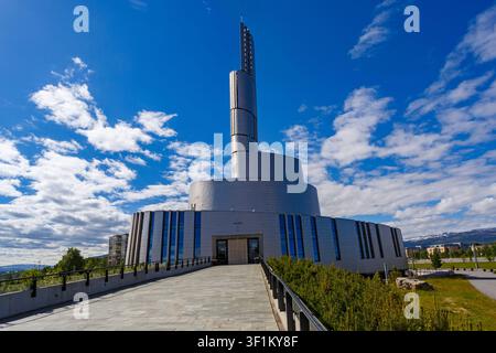 Cattedrale delle Luci del Nord ad Alta, Norvegia, Scandinavia, Europa a giugno Foto Stock