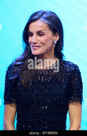 Barcellona, Catalogna, Spagna. 14 luglio 2026. La regina Letizia di Spagna partecipa alla cerimonia di premiazione della principessa di Girona al Gran Teatre del Liceu il 14 luglio 2026 a Barcellona, Spagna (Credito immagine: © Jack Abuin/ZUMA Press Wire) USO EDITORIALE SOLO! Non per USO COMMERCIALE! Foto Stock