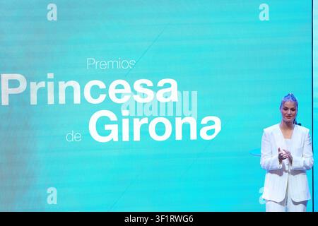 Barcellona, Catalogna, Spagna. 14 luglio 2026. La regina Letizia di Spagna partecipa alla cerimonia di premiazione della principessa di Girona al Gran Teatre del Liceu il 14 luglio 2026 a Barcellona, Spagna (Credito immagine: © Jack Abuin/ZUMA Press Wire) USO EDITORIALE SOLO! Non per USO COMMERCIALE! Foto Stock