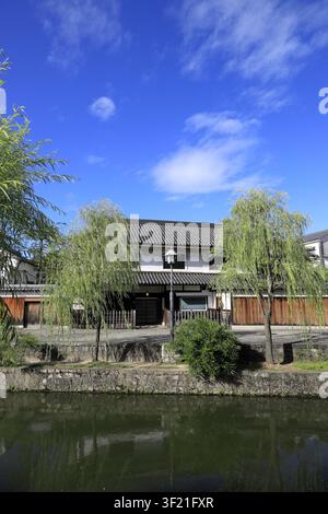 Quartiere storico di Kurashiki Bikan a Okayama, Giappone Foto Stock