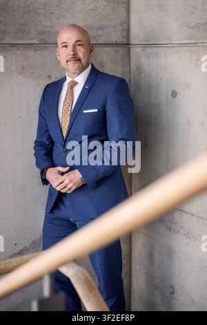 Alexander Hoffmann, primo vicepresidente della frazione CDU/CSU al Bundestag e presidente del gruppo parlamentare CSU al Bundestag tedesco. Dal 18 luglio 2026, ricopre temporaneamente le funzioni di capo della frazione dell'Unione al Bundestag tedesco Foto Stock