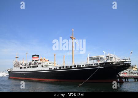 Hikawa maru a Yokohama, Kanagawa, Giappone Foto Stock