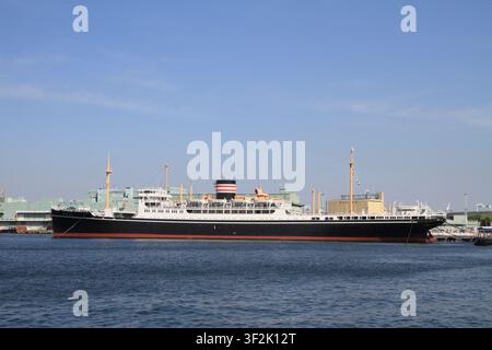 Hikawa maru a Yokohama, Kanagawa, Giappone Foto Stock