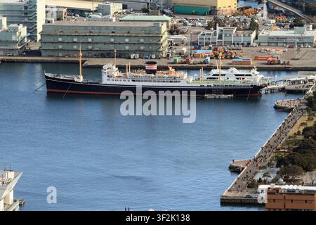 Hikawa maru a Yokohama, Kanagawa, Giappone Foto Stock