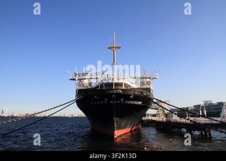 Hikawa maru a Yokohama, Kanagawa, Giappone Foto Stock