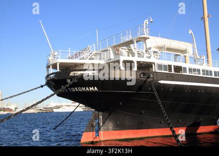 Hikawa maru a Yokohama, Kanagawa, Giappone Foto Stock