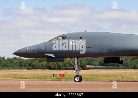 EL 86-0138 Rockwell B-1B Lancer, 37° squadrone da bombardamento, di base a Ellsworth AFB, South Dakota, a RAF Fairford, Regno Unito. Foto Stock