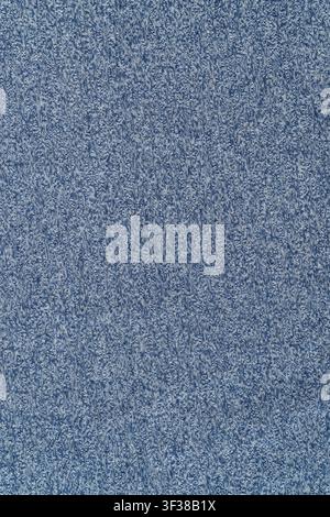 Tessuto denim blu in texture, sfondo in primo piano. Foto Stock