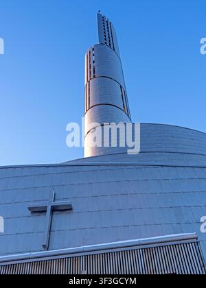 La cattedrale delle luci del nord ad Alta Foto Stock