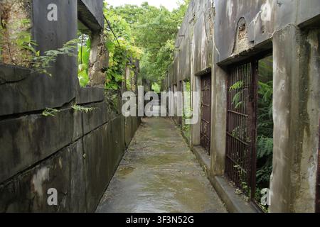 vecchia prigione giapponese a Saipan Foto Stock