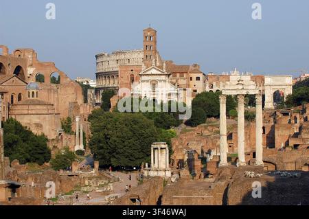 Italia Lazio Latium Roma Foro Romano Foto Stock