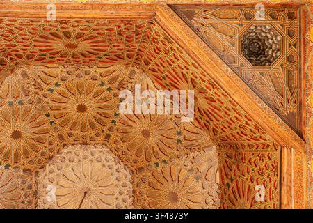 Madrasa Ben Youssef, XIV secolo, Marrakech, marocco, africa Foto Stock