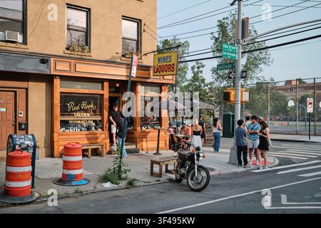 Red Hook, Brooklyn, New York City, USA Foto Stock