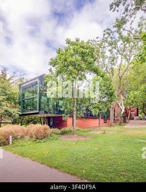 Manchester, Inghilterra, Regno Unito - La ristrutturazione e l'estensione della Whitworth Art Gallery da parte di MUMA Foto Stock