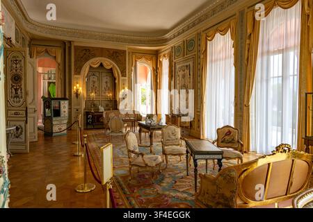 All'interno della Villa Ephrussi de Rothschild, Saint-Jean-Cap-Ferrat, Provenza-Alpi-Costa Azzurra, Francia Foto Stock