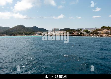 Costa dell'isola delle Baleari di Maiorca, Spagna. Foto Stock