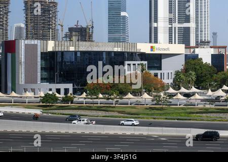 Edificio Microsoft Office, Dubai, Emirati Arabi Uniti, UAE Foto Stock