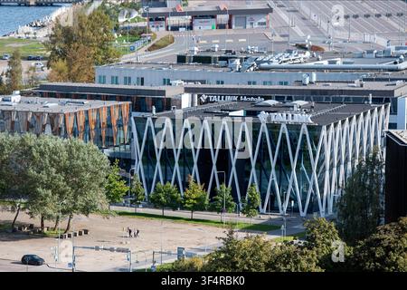 L'edificio degli uffici di Tallink a Tallinn, in Estonia Foto Stock