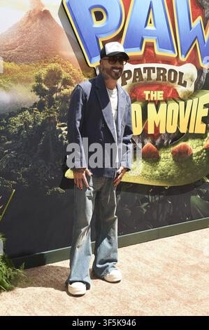 Ca. 02 agosto 2026. AJ McLean agli arrivi per la prima globale di PAW PATROL: THE DINO MOVIE, Paramount Theater, Los Angeles, CA, 2 agosto 2026. Crediti: Elizabeth Goodenough/Everett Collection/Alamy Live News Foto Stock