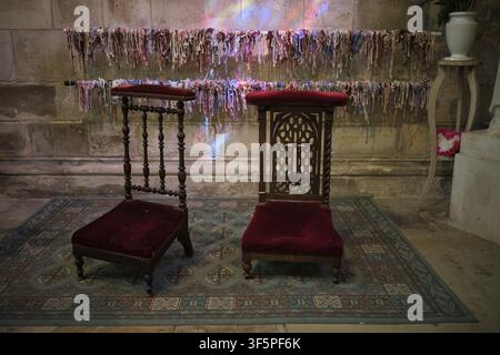 Interno della cattedrale di Lisieux a Lisieux, Francia Foto Stock