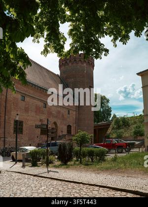 Torre storica della Zitadella Spandau a Berlino Foto Stock