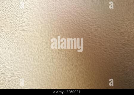 Uno sfondo sfumato da beige chiaro a marrone scuro con un effetto texture fine e vorticoso che ricorda pennellate o tessuto. Foto Stock